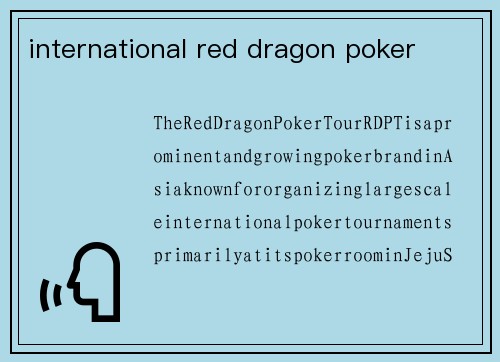 international red dragon poker